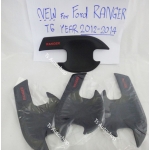 เบ้าปีก เบ้ามือเปิด ดำด้าน  ใส่รถกระบะ รุ่น 4 ประตู ใหม่ Ford Ranger ฟอร์ด เรนเจอร์ All new ranger 2012 V.3